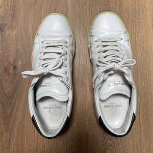 Saint Laurent white sneakers